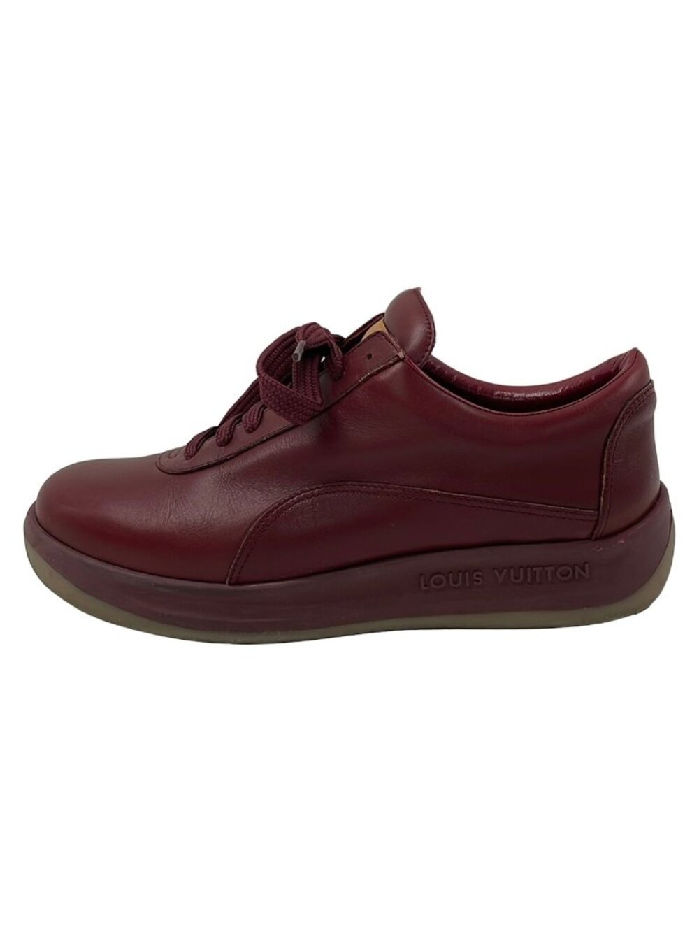 Louis Vuitton Sneakers Bordeaux Leather